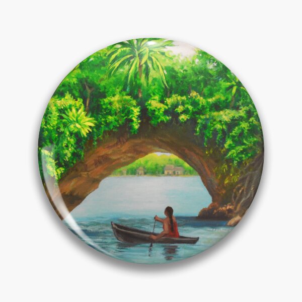 Item preview, Médicos flotante Ngabe Mujer remando Cayuco en Bocas del Toro, Panamá designed and sold by Floating Doctors.