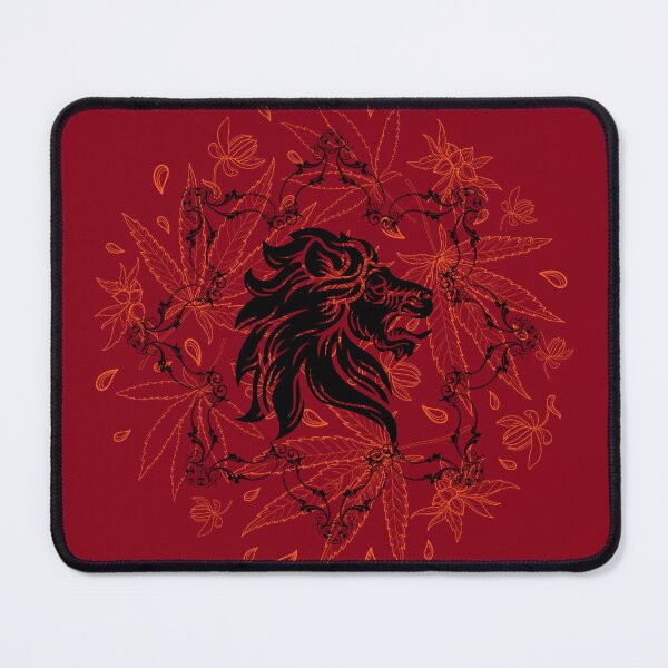 Item preview, Red Harvest Lion Print designed and sold by Lylabean22.