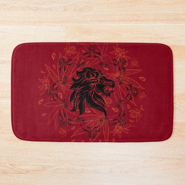 Item preview, Red Harvest Lion Print designed and sold by Lylabean22.