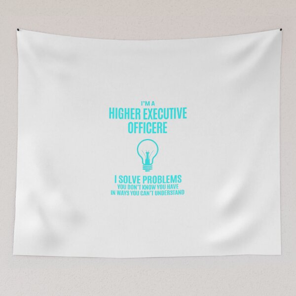 Item preview, Higher Executive Officere - I Solve Problems Job Gift designed and sold by melissaval2.