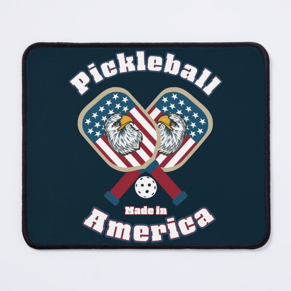 Item preview, Funny Pickleball Patriotic Shield, Ball And Racquets  designed and sold by OliviaGbyKyro.