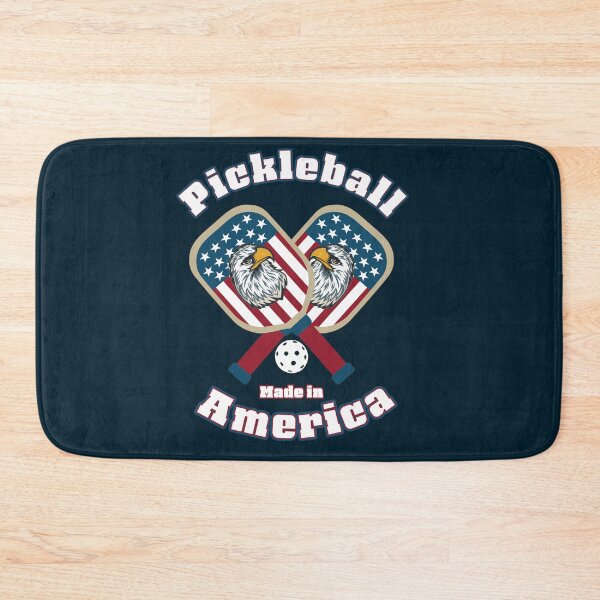 Item preview, Funny Pickleball Patriotic Shield, Ball And Racquets  designed and sold by OliviaGbyKyro.