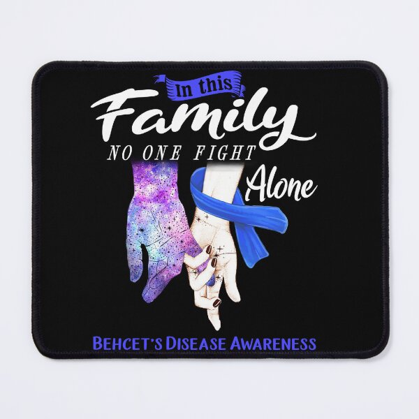Item preview, In This Family No One Fights Alone BEHCET'S DISEASE Awareness designed and sold by Mnrshirley.