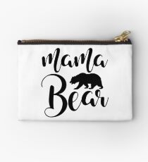 Mama Bear black and white Studio Pouch