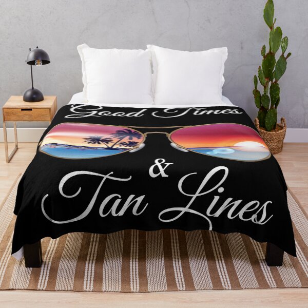 Item preview, Good Times Tan Lines Beach Life Funny Summer Vacation Gift designed and sold by Paula Helit.