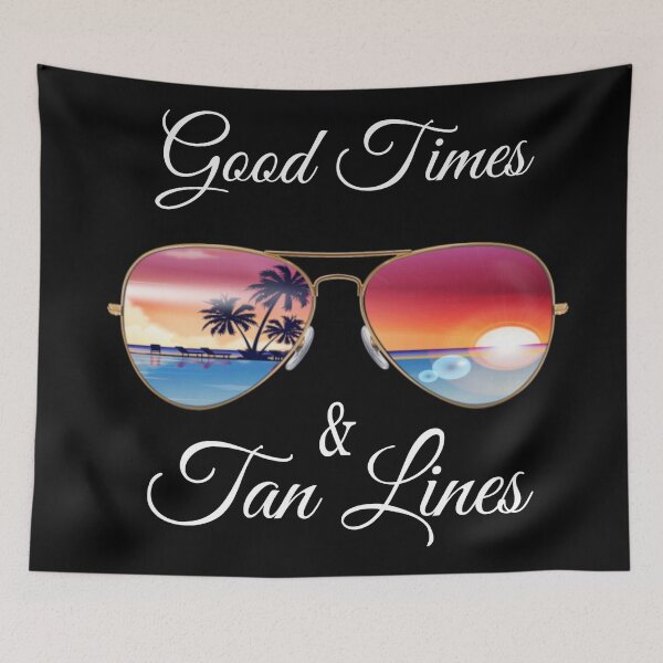Item preview, Good Times Tan Lines Beach Life Funny Summer Vacation Gift designed and sold by Paula Helit.