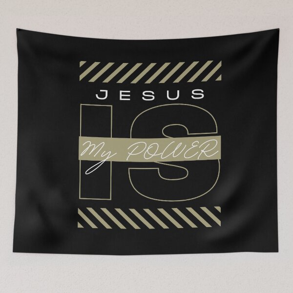 Item preview, JESUS IS MY POWER designed and sold by Nancyanna.