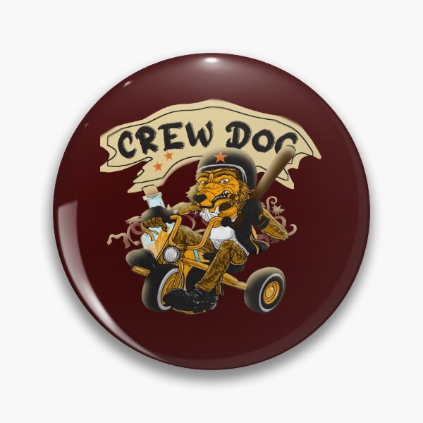 Item preview, Crew Dog Motorbike Driver Rider designed and sold by vibeno1.