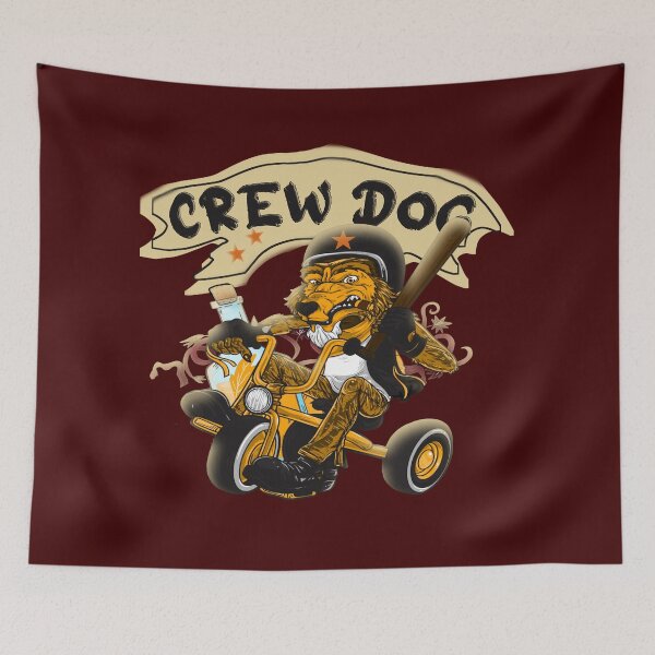 Item preview, Crew Dog Motorbike Driver Rider designed and sold by vibeno1.