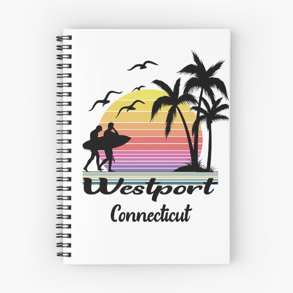 Item preview, Westport Connecticut Seaside Retro Sunset designed and sold by mountainadora.