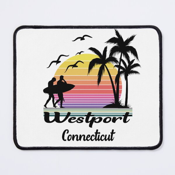 Item preview, Westport Connecticut Seaside Retro Sunset designed and sold by mountainadora.