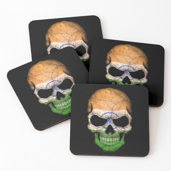 Item preview, Indian Flag Skull designed and sold by JeffBartels.