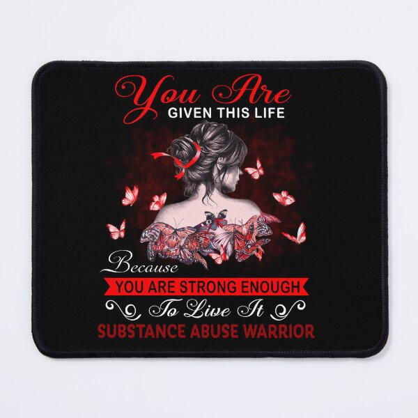 Item preview, You Are Strong Enough To Live It Substance Abuse Warrior designed and sold by Kohend.