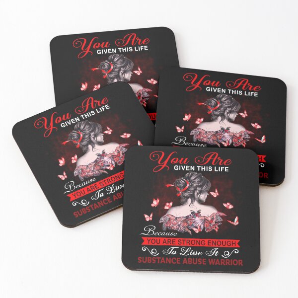 Item preview, You Are Strong Enough To Live It Substance Abuse Warrior designed and sold by Kohend.