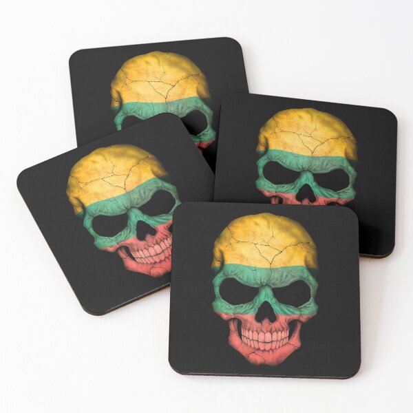 Item preview, Lithuanian Flag Skull designed and sold by JeffBartels.