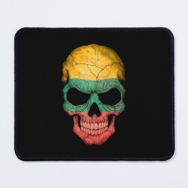 Item preview, Lithuanian Flag Skull designed and sold by JeffBartels.
