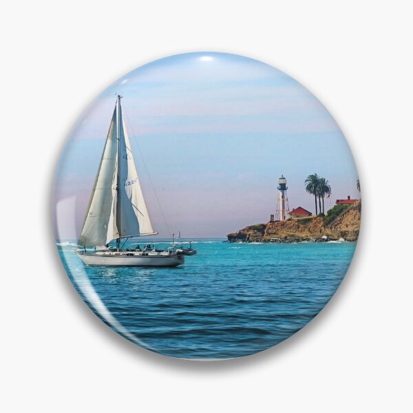 Item preview, Sailboat Off Point Loma designed and sold by Jane Girardot.