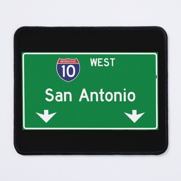 Item preview, San Antonio Interstate 10 Highway Sign designed and sold by Cityscape-Guy.
