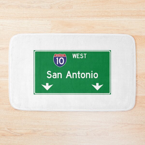 Item preview, San Antonio Interstate 10 Highway Sign designed and sold by Cityscape-Guy.