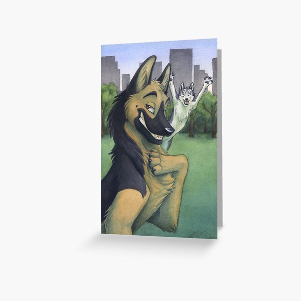 Photobomb! Greeting Card