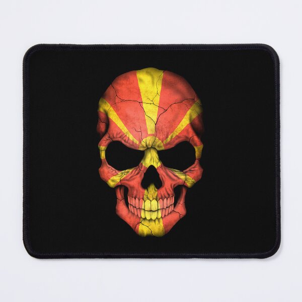 Item preview, Macedonian Flag Skull designed and sold by JeffBartels.