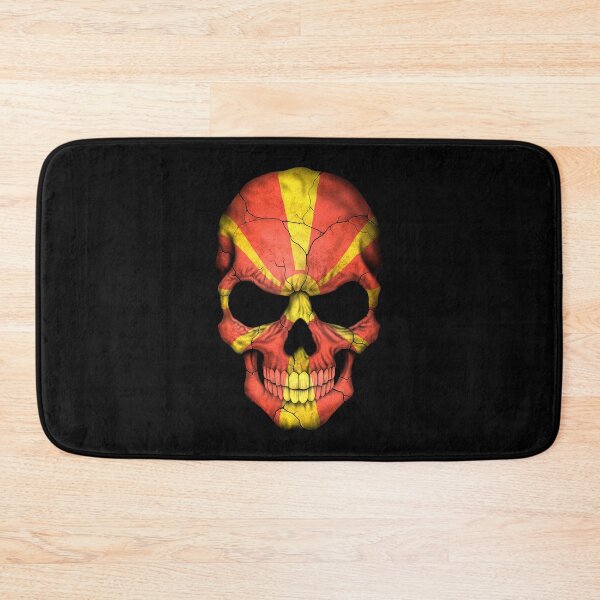Item preview, Macedonian Flag Skull designed and sold by JeffBartels.