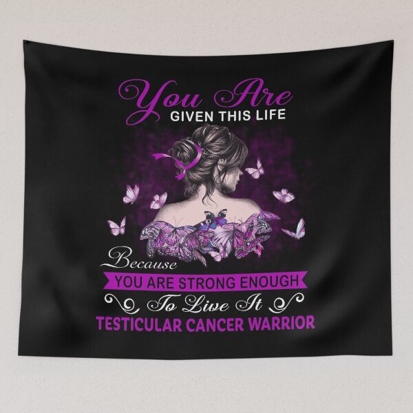 Item preview, You Are Strong Enough To Live It Testicular Cancer Warrior designed and sold by Kohend.