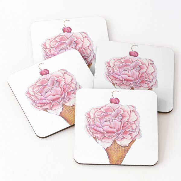 Item preview, Peony with a Cherry on Top designed and sold by LilShopofArtsy.
