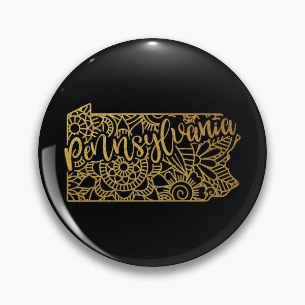 Item preview, Pennsylvania Gold Map designed and sold by OutcastBrain.