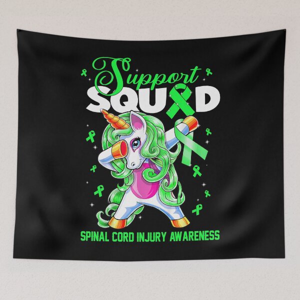 Item preview, Cute Unicorn Support Squad Spinal Cord Injury Awareness Men Women Kid designed and sold by tenjun16.
