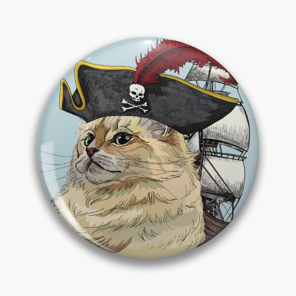 Item preview, Captain Kitty designed and sold by CalistaK.