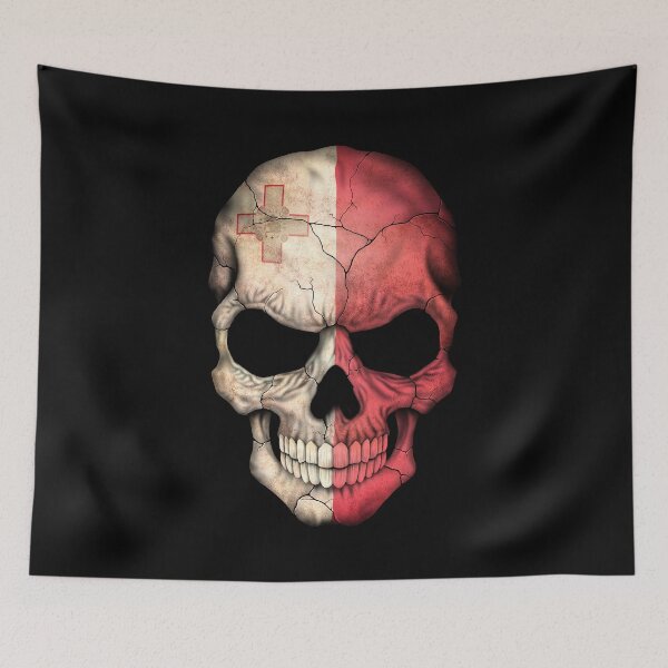 Item preview, Maltese Flag Skull designed and sold by JeffBartels.