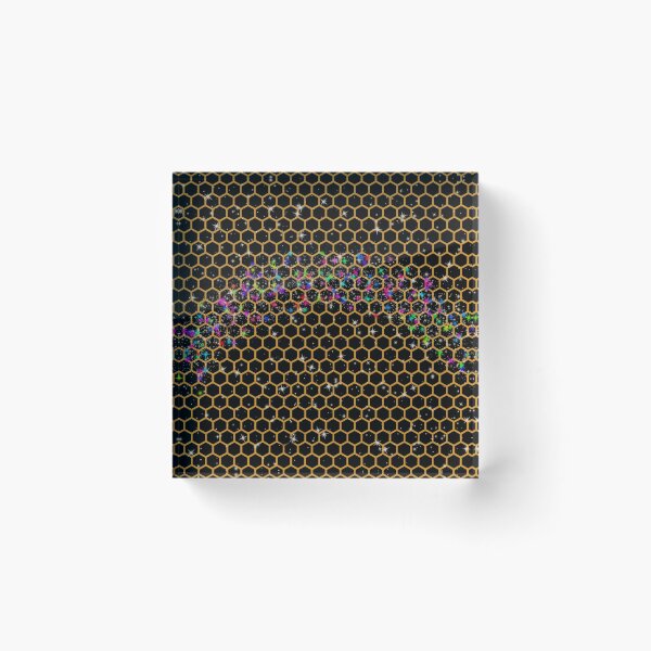 Item preview, Rainbow Honeycomb  designed and sold by Carol Bleasdale.