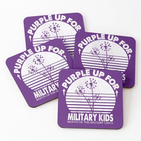 Item preview, Purple Up for Military Kids Month Military Army Soldier Kids Gift designed and sold by YAHIA-14.