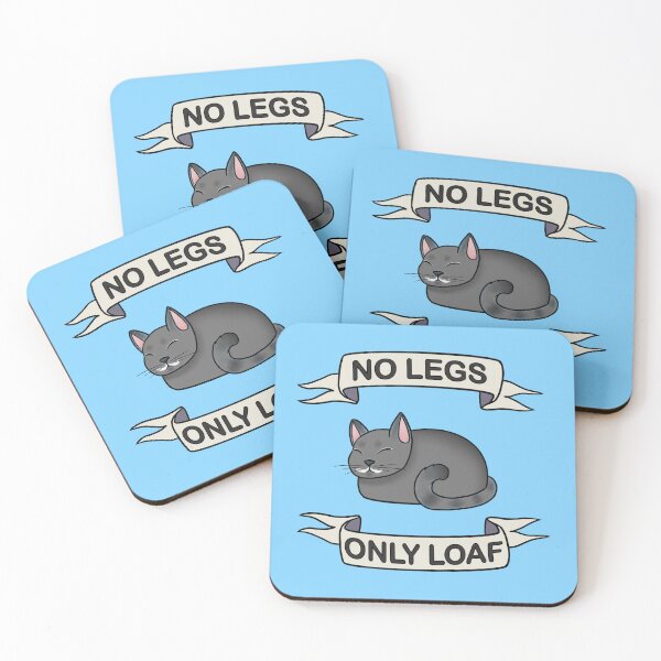 Item preview, No Legs, Only Loaf! - Grey tux cat designed and sold by RainbowDogma.