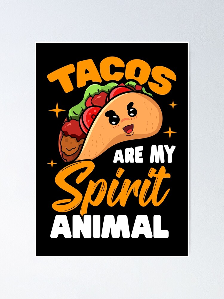 Tacos Are My Spirit Animal Shirt Funny Cute Mexican Food Tee Tacos Are My Spirit Animal Shirt Funny Cute Mexican Food Tee