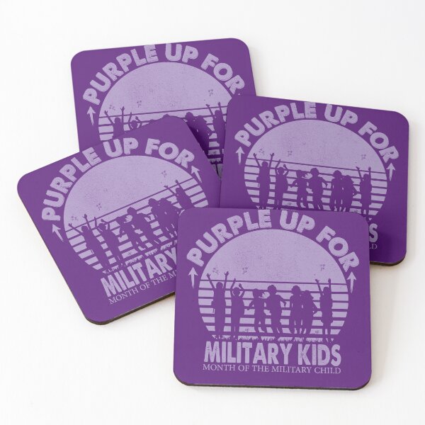 Item preview, Purple Up for Military Kids Month Military Army Soldier Kids Gift designed and sold by YAHIA-14.