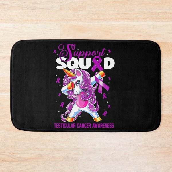 Item preview, Cute Unicorn Support Squad Testicular Cancer Awareness Men Women Kid designed and sold by tenjun16.