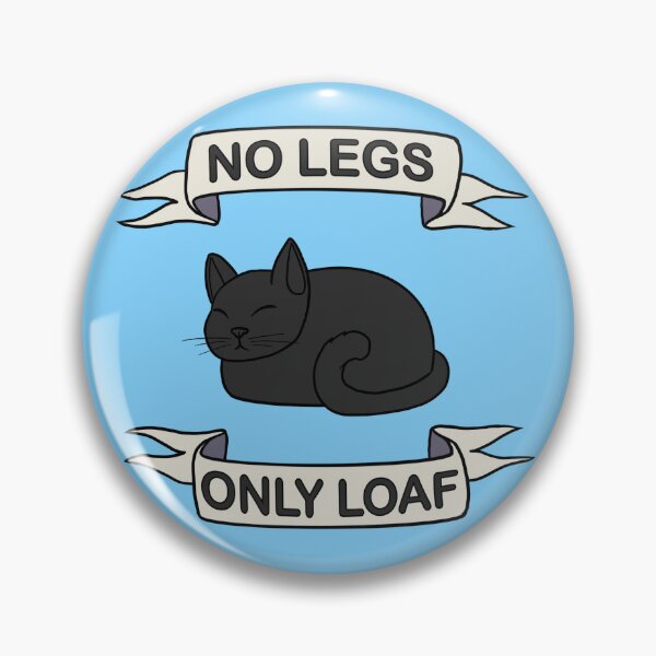 Item preview, No Legs, Only Loaf! - Black cat designed and sold by RainbowDogma.