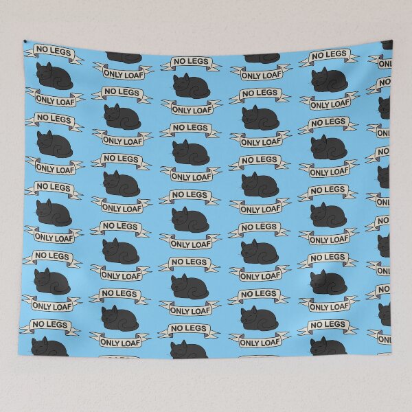 Item preview, No Legs, Only Loaf! - Black cat designed and sold by RainbowDogma.