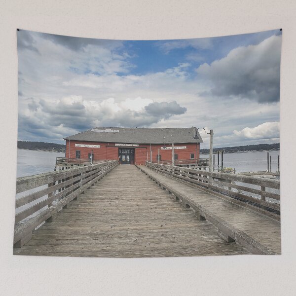 Item preview, Coupeville Washington Historic Red Wharf designed and sold by SeaChangeDesign.