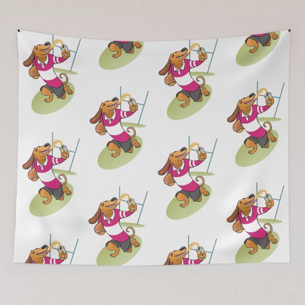 Item preview, Basset Rugby designed and sold by CrickettGrrrl.