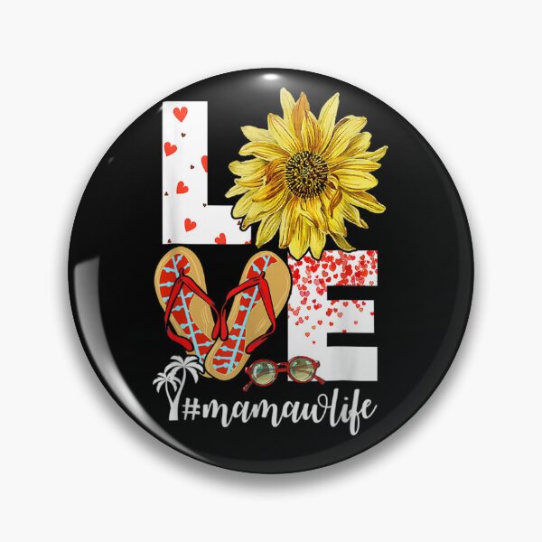 Item preview, Womens Love MaMaw Life Sunflower And Flip FLops Mothers Day designed and sold by ElizabethxJime.