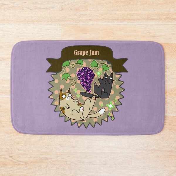 Item preview, Grape Jam - Cute Cats and Grapes Canning Label designed and sold by SaradaBoru.