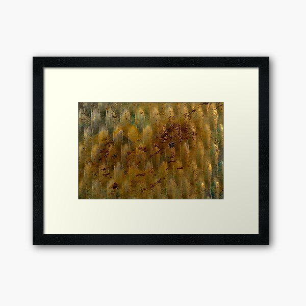 Stamped Framed Art Print