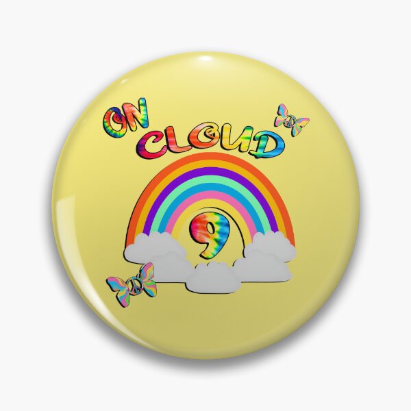 Item preview, Retro Colours On Cloud Nine Peace Love Rainbow designed and sold by tamdevo1.