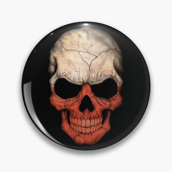 Item preview, Polish Flag Skull designed and sold by JeffBartels.
