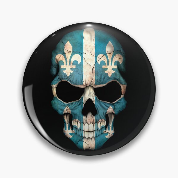 Item preview, Quebec Flag Skull designed and sold by JeffBartels.