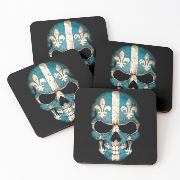 Item preview, Quebec Flag Skull designed and sold by JeffBartels.