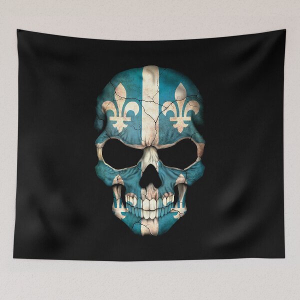Item preview, Quebec Flag Skull designed and sold by JeffBartels.